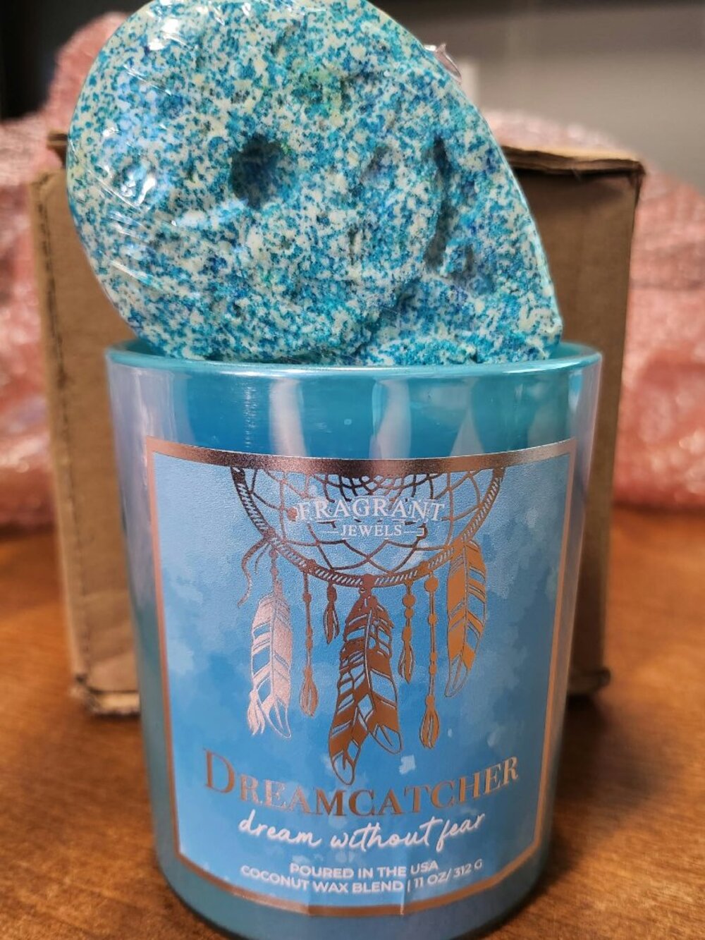 Fragrant Jewels Dreamcatcher Scented Candle and Bath Bomb